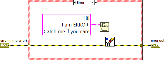 Simple error handling i LabVIEW
